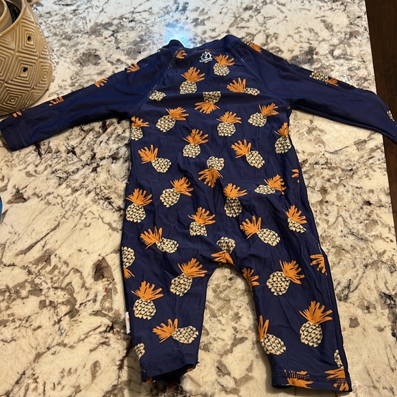 Sunsuit - Long Sleeve Romper Swimsuit | "Pineapple Dreams” - Picture 2 of 3